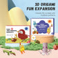 🔥Sommerferiesalg 50 % RABATT🔥Håndlaget 3D-origamibok