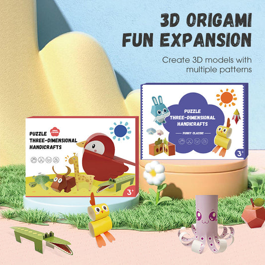 🔥Sommerferiesalg 50 % RABATT🔥Håndlaget 3D-origamibok