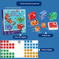 🎁5D Puslespill Pedagogisk Ansiktsskiftende Familiespill🧩