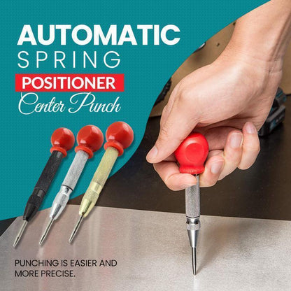 🔘 50 % RABATT! ⚡ Automatisk midtstempel – presisjonsmerking for metall/tre, fjærbelastet og justerbar kraft 🛠️📏