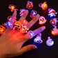 🎁LED Halloween-lysring😍 1 pose/10 stk