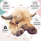 Ny julegave leke🐂🎁Søt tegneserie høylandsku plysjleke