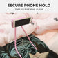 Justerbar telefonholder for nakken