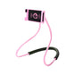 Justerbar telefonholder for nakken