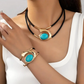 Vintage Boho Halskjede og Armbånd Sett