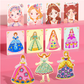 💥 50 % RABATT! 👑 3-i-1 Fantasy Princess-utklednings- og sminkesett – Morsom og magisk leketid ✨