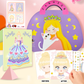 💥 50 % RABATT! 👑 3-i-1 Fantasy Princess-utklednings- og sminkesett – Morsom og magisk leketid ✨