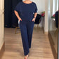 ⏳Tidsbegrenset spesialtilbud⏰Elegant 3-delt sett med lang cardigan, topp og bukse💞