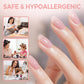 💅 KJØP 1, FÅ 1 GRATIS! ✨ 2-i-1 selvutjevnende neglegel - base- og topplakk med 15 sekunders hurtigherding for manikyr i salongkvalitet hjemme 🌟🌀