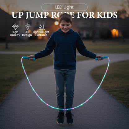 📢📢Kjøp 2 få 1 gratis ⏰LED Light-Up hoppetau for barn