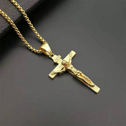 ✝️Kreativt trendy korsanhengskjede