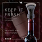 🍷 2-i-1 Vinbesparer – Vakuumpumpe og forsegler, Bevarer friskhet og aroma ✨