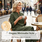 🎁2026 Nyheter 50 % RABATT💥Ensfarget løs passform topp og vide bukser sett