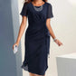 ⏰ Nå kun 50 % rabatt!💃Elegant ensfarget kjole – Smigrende passform, allsidig stil og komfort hele dagen 💖👗