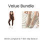 Jumpsuit med høy stretch med V-hals for trening og yoga