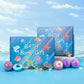 🛁 60 % RABATT |🌊 Badebomber med havtema | 60 g * 12 stk., skummende badetid og morsom gaveidé ✨
