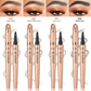 3D Microblading Øyenbrynspenn med 4 Gaffeltipper (2 stk)