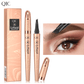 3D Microblading Øyenbrynspenn med 4 Gaffeltipper (2 stk)