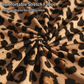 🥳2026 HOT SALG🥳💞50 000+ SOLGT!👵💃 50% RABATT! Leopardprint med rynket minikjole – Myk stretch, flatterende rynking som sitter på magen. Elegant trykk, leken lengde. Perfekt til middager eller fester. 🐆✨