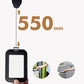 💥💥60% RABATT NÅ! 🪪🖇️Innfellbar ID-holder med bånd – 360° metalldreiebakke, 32 cm tau og sikkerhetslås 🛡️