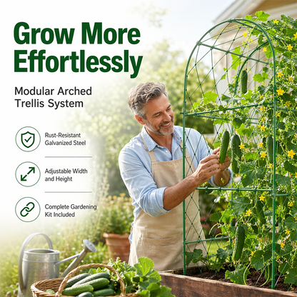 ⏳Tidsbegrenset tilbud⏰A-formet hagepergola for klatreplanter🍇🥒