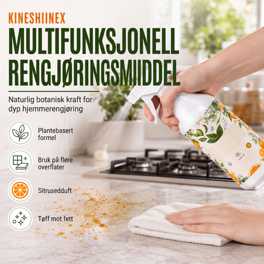 🧴 Kjøp 2, få 1 gratis! 🏠 Kraftig universalrengjøringsspray – løser opp fett, fjerner flekker og frisker opp alle rom.