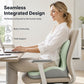 🪑 50% RABATT – Ergonomisk korsryggpute – memory foam – ryggradsjustering – trykkavlastning – hudvennlig melkesilke – universal – for kontor, bil og hjem