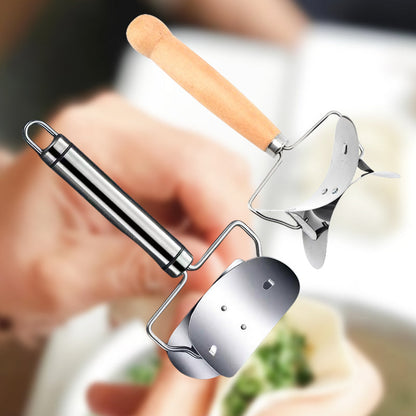 Rustfritt stål dumpling innpakningsskjærer