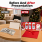 🎁 50 % RABATT I EN BEGRENSET PERIODE! ✨ Utbrettbart julekort med plass til penger – plass til sedler, flere lommer, klart til å gis bort 🎄