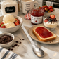 🎁Kjøp 1, få 1 gratis!🍰Dessertskje i rustfritt stål med hamret overflate