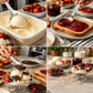 🎁Kjøp 1, få 1 gratis!🍰Dessertskje i rustfritt stål med hamret overflate