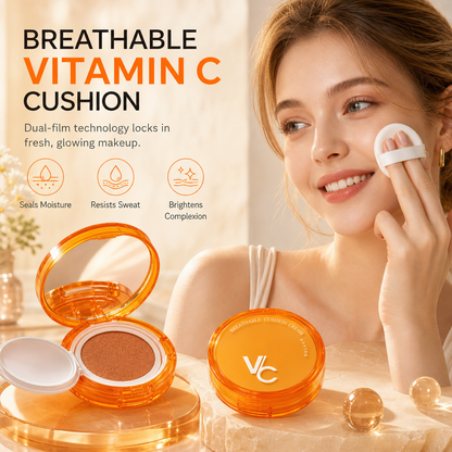 ✨🍊 Lett cushion-foundation med vitamin C 💧💄