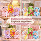🎅Julesalg – 50 % rabatt! ✨Realistiske minidukker av sovende babyer, dukkesett med søte dyrekostymer, gaveeske med 6 stk.👼