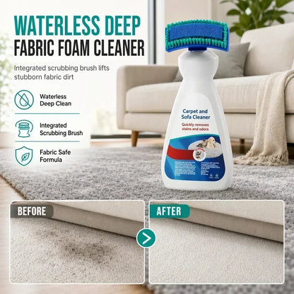 🧼 50 % RABATT I BEGRENSET PERIODE! ✨ Vannfri rens for tekstiler og tepper – skumvariant, fjerner lukt, innebygd børste 🛋️