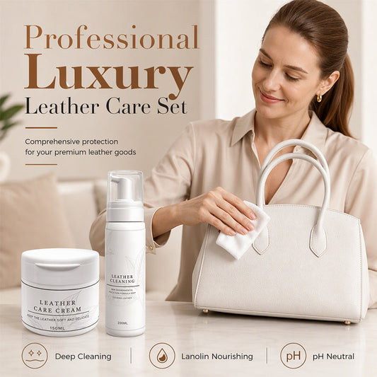 📢📢SISTE DAG – 50 % RABATT!! ⏰Sett med profesjonell luksusrens og pleiekrem for skinn👜✨