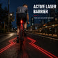 🚴 50 % RABATT I BEGRENSET PERIODE! 🔴 Oppladbart sikkerhetsbaklys til sykkel – med laservarsling, IPX5-vanntetthet og USB-lading 💡