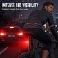🚴 50 % RABATT I BEGRENSET PERIODE! 🔴 Oppladbart sikkerhetsbaklys til sykkel – med laservarsling, IPX5-vanntetthet og USB-lading 💡