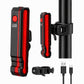 🚴 50 % RABATT I BEGRENSET PERIODE! 🔴 Oppladbart sikkerhetsbaklys til sykkel – med laservarsling, IPX5-vanntetthet og USB-lading 💡