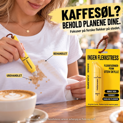 ⏰🔥Kjøp 1 få 1 gratis💧Bærbar flekkfjernerpenne med to hoder