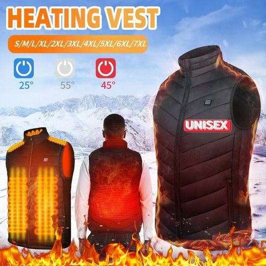 🔥GRATIS FRAKT🔥UNISEX OPPVARMENDE OPPVARMET VEST