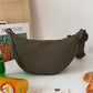 Enkel Crossbody-veske med dumpling for kvinner