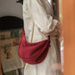 Enkel Crossbody-veske med dumpling for kvinner