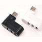 Multifunksjonell Mini-Rotasjonsbar Usb-Portfordeler Med 3 Porter