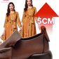 Ultra-soft vintage leather platform shoes